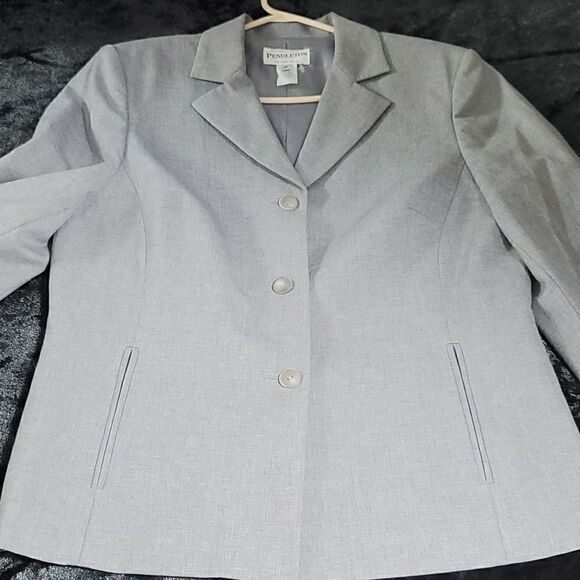 Pendleton Gray Wool Blazer  - Picture 6 of 11